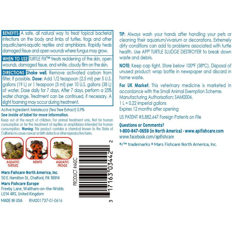 API Turtle Fix Anti Fungus Treatment 237 ml API Turtle Fix Anti Fungus Treatment 237 ml - Image 2